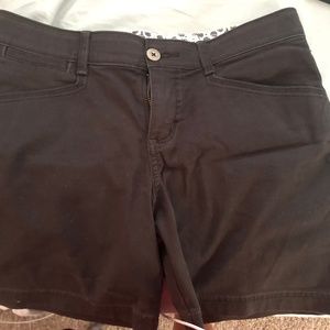 Black Jean Shorts